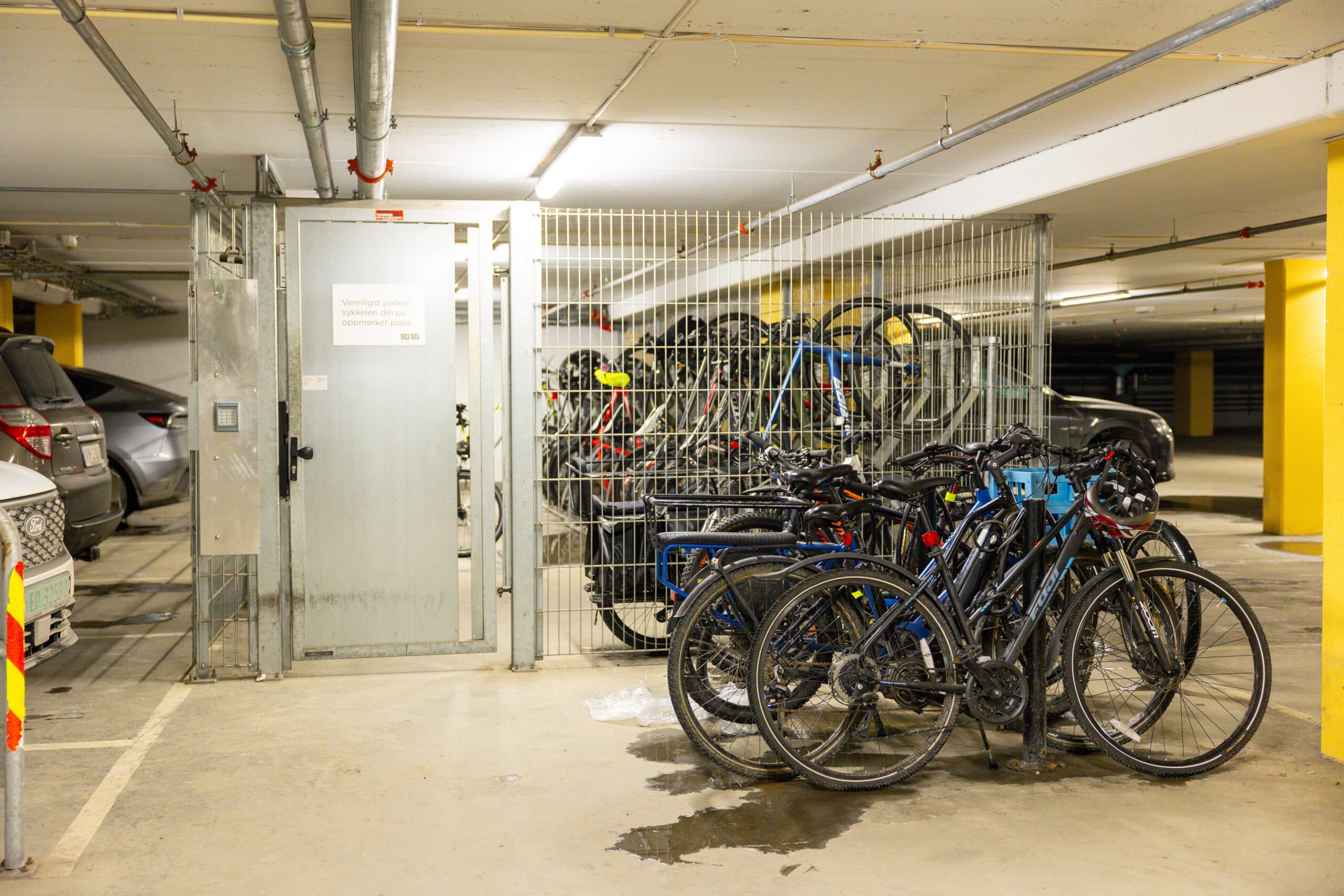 Brattorkaia 15 sykkelparkering